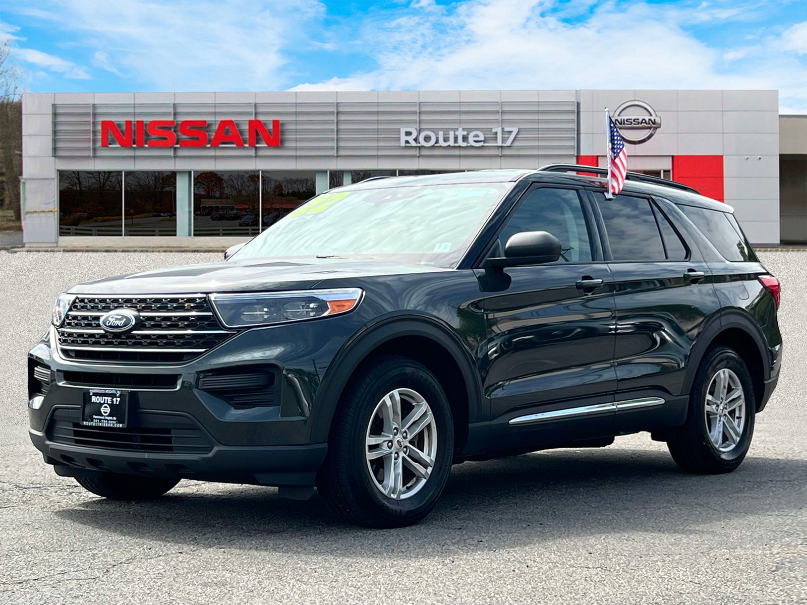 Used 2022 Ford Explorer XLT with VIN 1FMSK8DH7NGA77802 for sale in Hasbrouck Heights, NJ