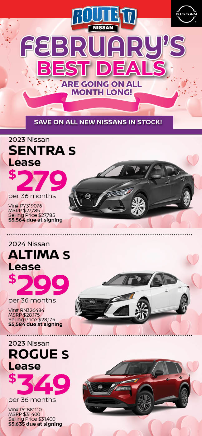 New Vehicle Specials Route 17 Nissan, Hasbrouck Heights, NJ