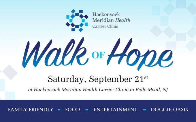 Hackensack Meridian Health Carrier Clinic Walk of Hope