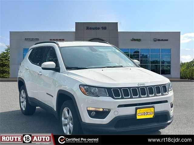 Used 2021 Jeep Compass Latitude with VIN 3C4NJDBB5MT543975 for sale in East Brunswick, NJ