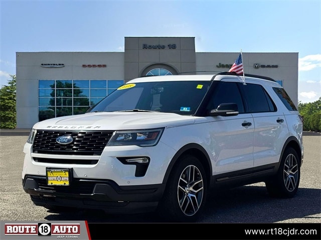 Used 2018 Ford Explorer Sport with VIN 1FM5K8GT3JGA86732 for sale in East Brunswick, NJ