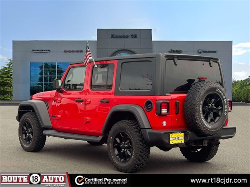Used 2020 Jeep Wrangler Unlimited Willys SUV