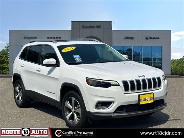 Certified 2021 Jeep Cherokee Limited with VIN 1C4PJMDX4MD210187 for sale in East Brunswick, NJ