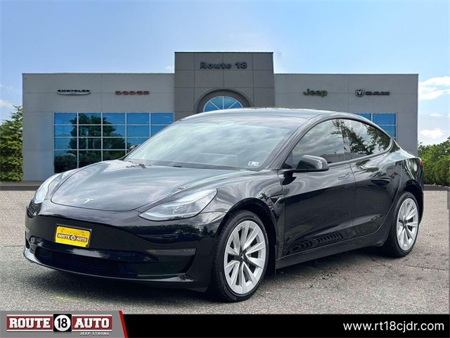 Used 2021 Tesla Model 3 Base with VIN 5YJ3E1EB1MF983521 for sale in East Brunswick, NJ