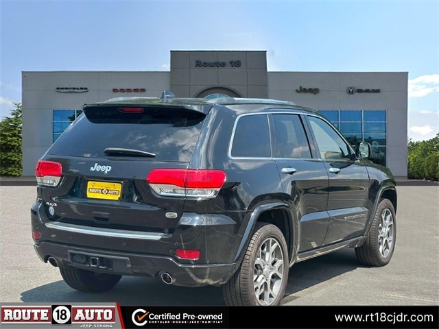 Certified 2020 Jeep Grand Cherokee Overland with VIN 1C4RJFCG9LC376019 for sale in East Brunswick, NJ