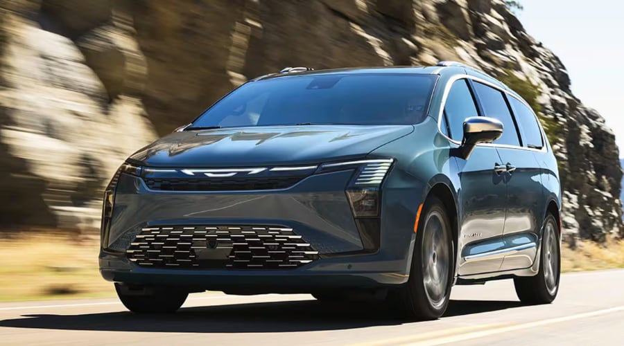 2027 Chrysler Pacifica Front Profile View at Route 18 Autos in East Brunswick, NJ