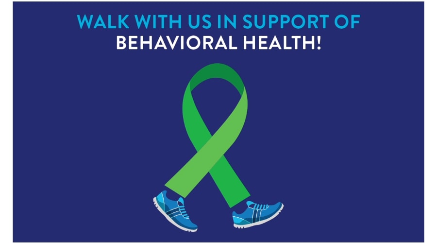 Walk With Us Behavioral Health Event Flyer