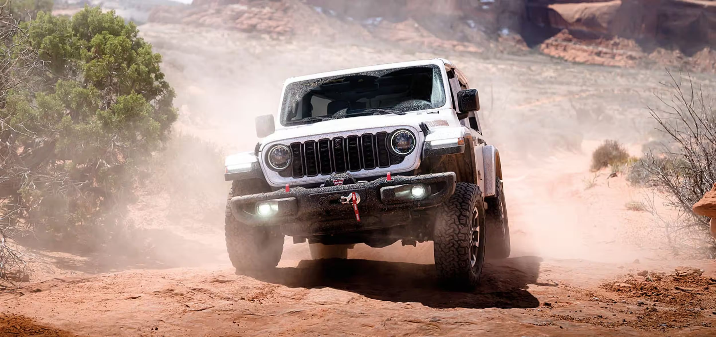 2026 Jeep Wrangler Lifestyle Driving Shot Route 18 Autos in East Brunswick, NJ