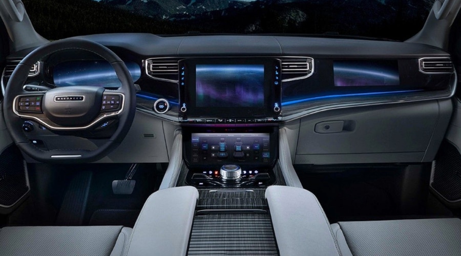 2027 Jeep Grand Wagoneer Interior Seating and Infotainment System
