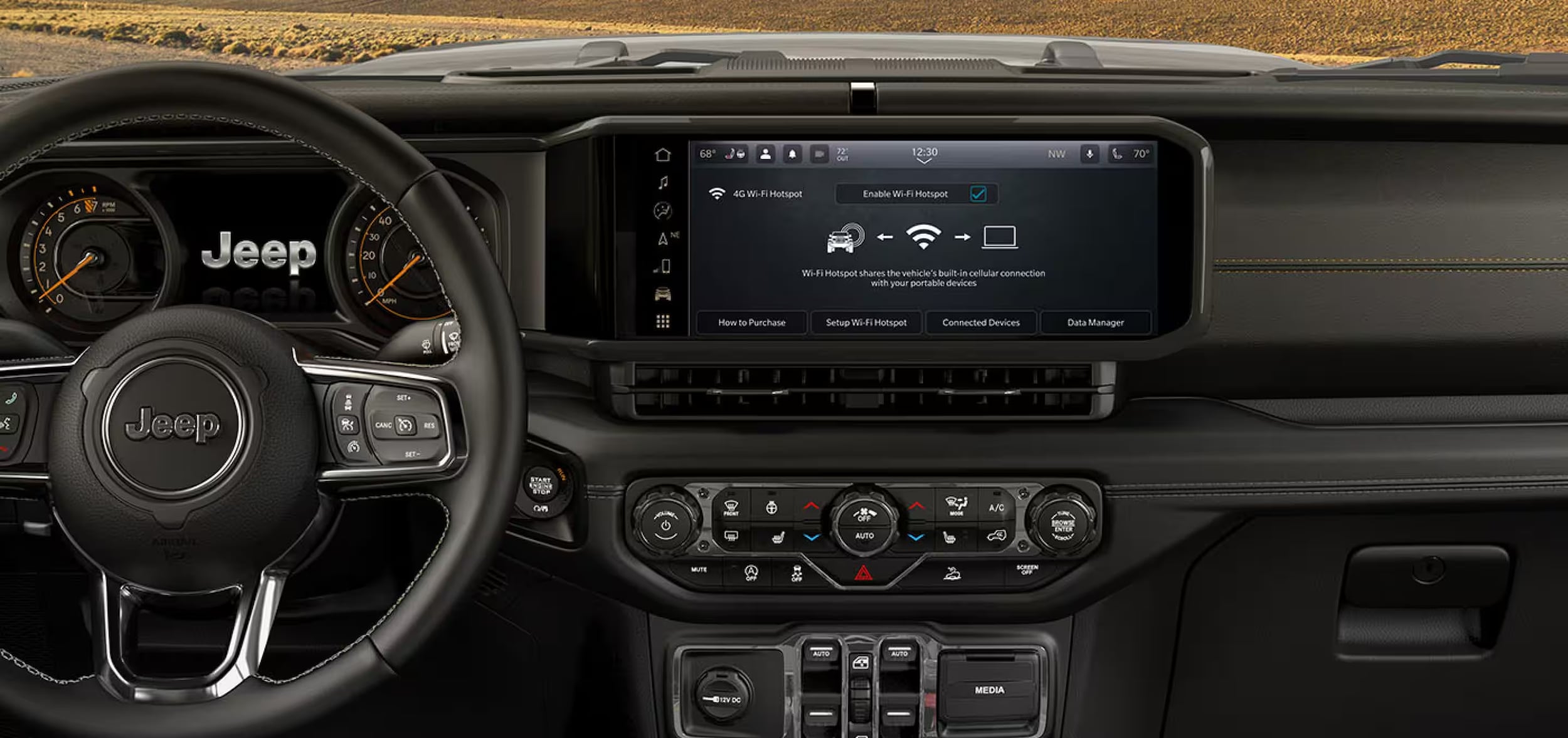 2026 Jeep Wrangler Interior Dashboard Route 18 Autos in East Brunswick, NJ