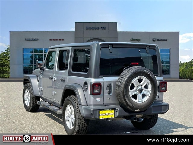 Certified 2020 Jeep Wrangler Unlimited Sport S with VIN 1C4HJXDG6LW167903 for sale in East Brunswick, NJ