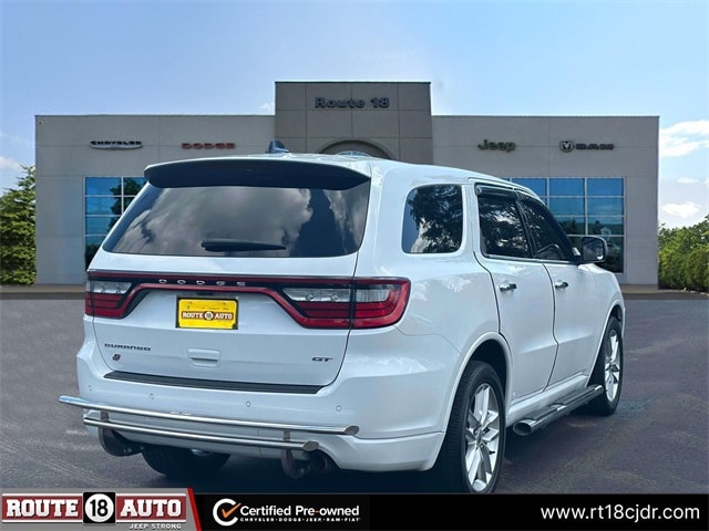 Certified 2021 Dodge Durango GT with VIN 1C4RDJDG0MC557388 for sale in East Brunswick, NJ