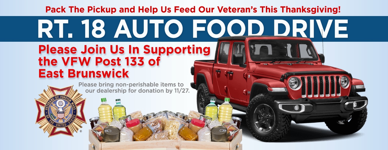 VFW Thanksgiving Food Drive East Brunswick NJ