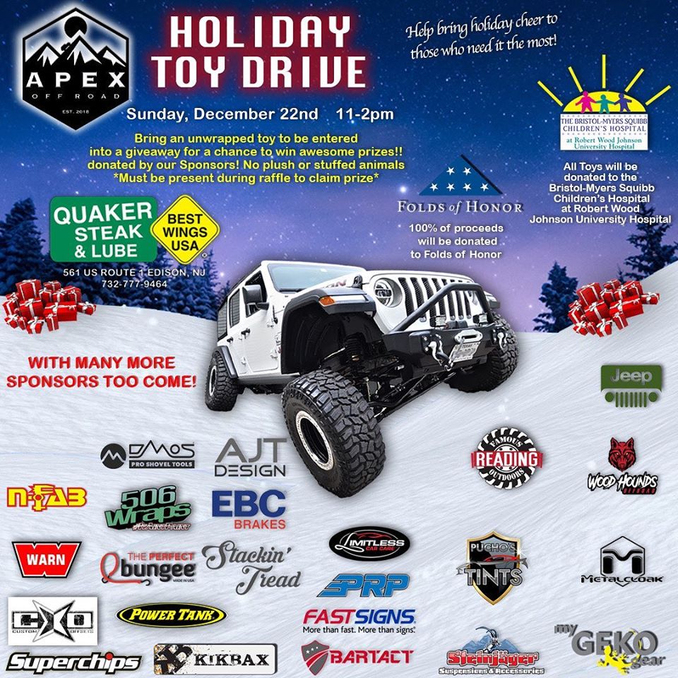 APEX Off Road Holiday Toy Drive