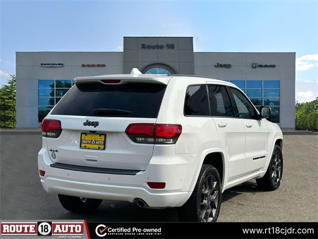 Certified 2021 Jeep Grand Cherokee 80th Edition with VIN 1C4RJFBG6MC807550 for sale in East Brunswick, NJ