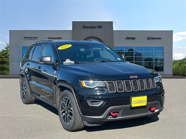 Certified 2021 Jeep Grand Cherokee Trailhawk with VIN 1C4RJFLG8MC703804 for sale in East Brunswick, NJ