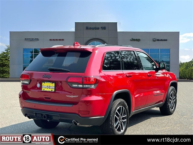 Certified 2021 Jeep Grand Cherokee Trailhawk with VIN 1C4RJFLG8MC716830 for sale in East Brunswick, NJ