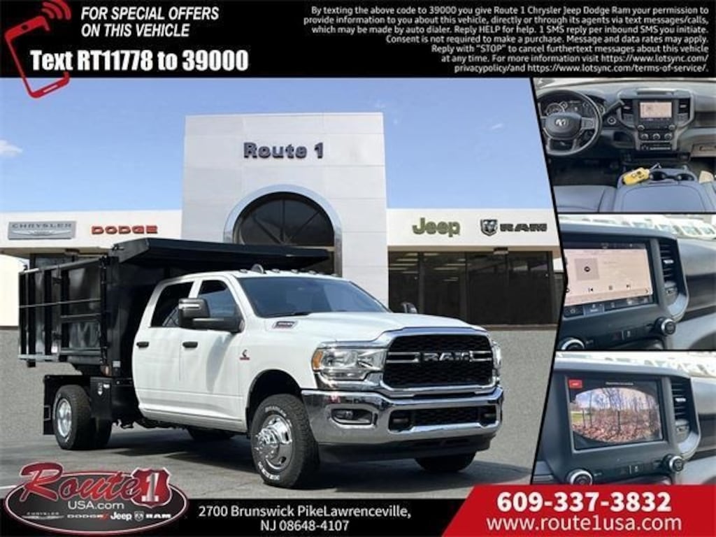 New 2023 Ram 3500 Chassis Cab 3500 TRADESMAN CREW CAB CHASSIS 4X4 60' CA Pickup