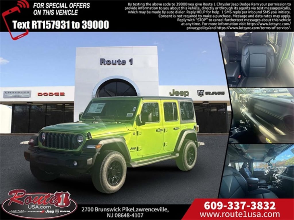 New 2026 Jeep Wrangler 4-DOOR SPORT Sport Utility