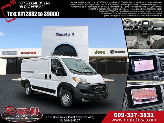 Used 2023 RAM ProMaster Cargo Van Base with VIN 3C6MRVJG6PE532832 for sale in Lawrence, NJ