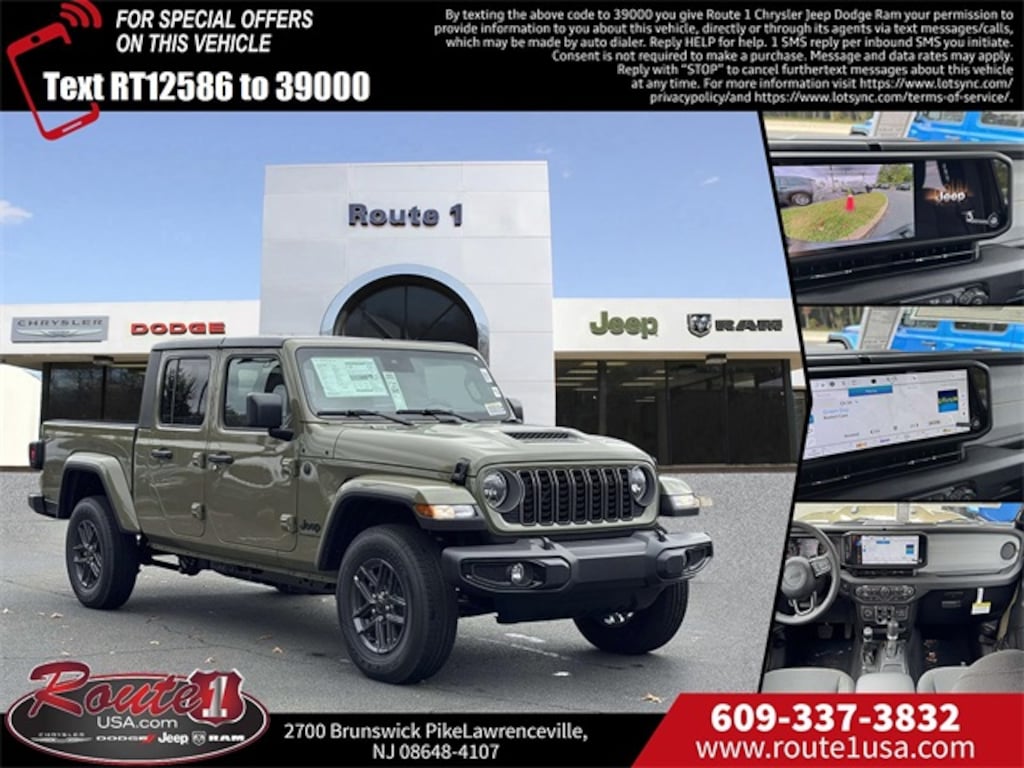 New 2025 Jeep Gladiator SPORT S 4X4 Pickup