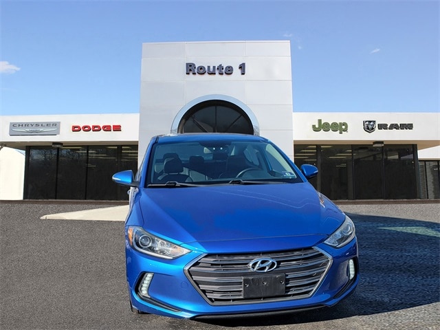 Used 2017 Hyundai Elantra Limited with VIN KMHD84LFXHU196661 for sale in Lawrence Township, NJ