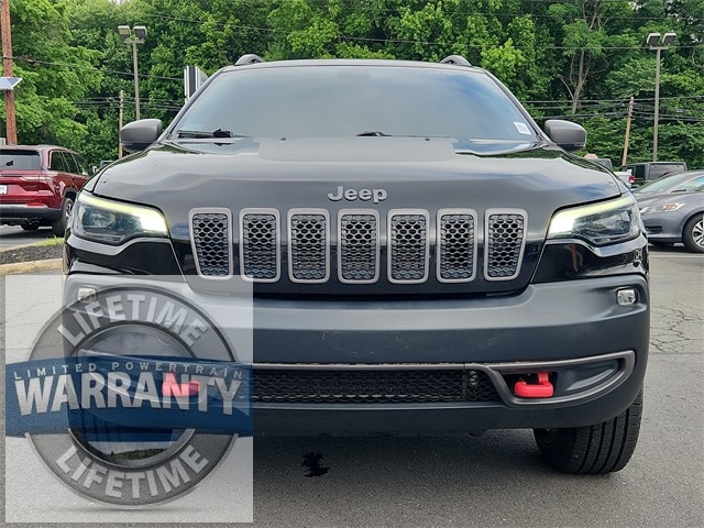 Certified 2020 Jeep Cherokee Trailhawk with VIN 1C4PJMBX3LD627060 for sale in Lawrence, NJ