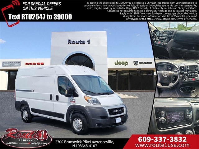 2020 RAM ProMaster Cargo Van