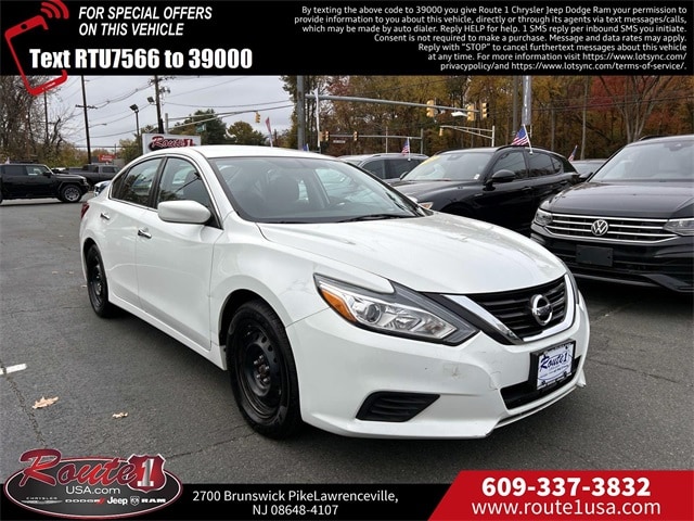 Used 2017 Nissan Altima S with VIN 1N4AL3APXHN327566 for sale in Lawrence Township, NJ