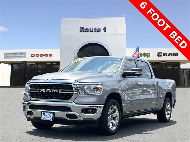 Used 2022 RAM Ram 1500 Pickup Big Horn/Lone Star with VIN 1C6SRFMT9NN482104 for sale in Lawrence, NJ