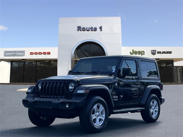Certified 2020 Jeep Wrangler Sport S with VIN 1C4GJXAN5LW228611 for sale in Lawrence, NJ