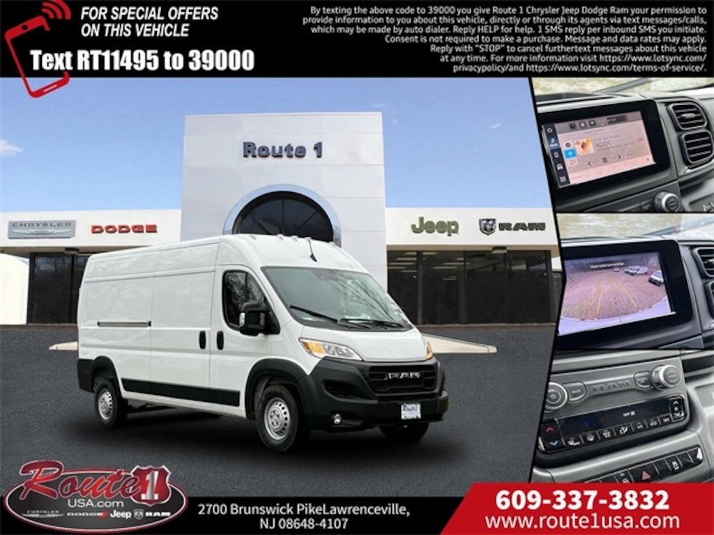 New 2026 Ram ProMaster PROMASTER 2500 TRADESMAN CARGO VAN HIGH ROOF 159' Cargo Van
