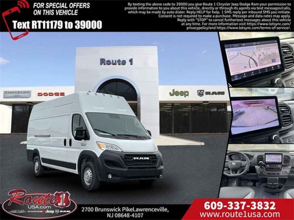 New 2024 Ram ProMaster PROMASTER 3500 TRADESMAN CARGO VAN SUPER HIGH ROOF Cargo Van