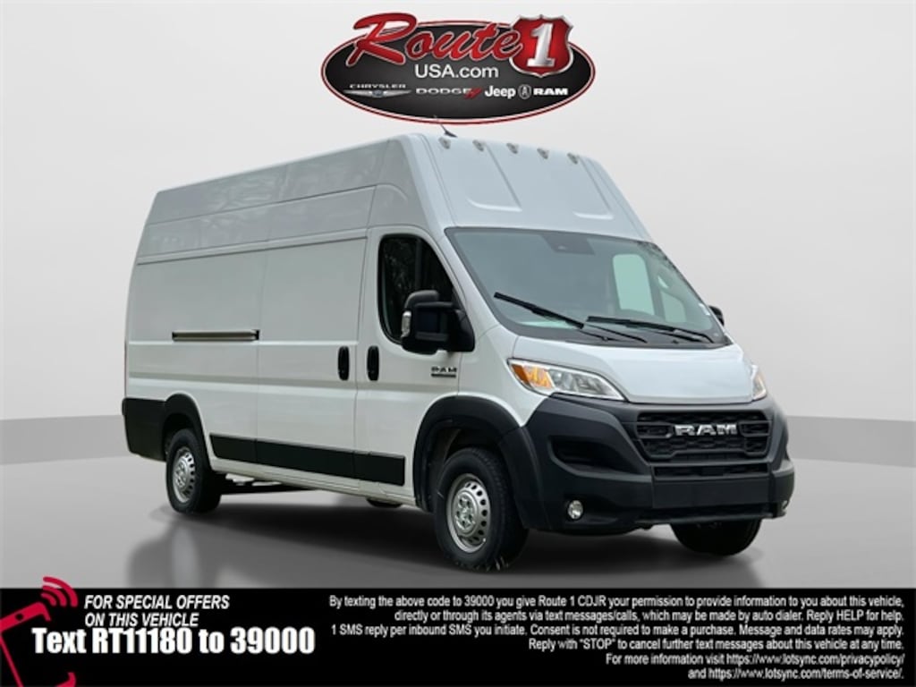 New 2024 Ram ProMaster PROMASTER 3500 TRADESMAN CARGO VAN SUPER HIGH ROOF Cargo Van