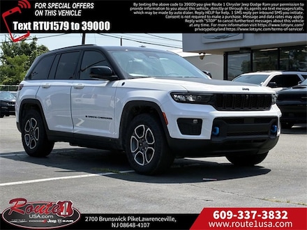 2023 Jeep Grand Cherokee Trailhawk 4xe SUV Bright White Clearcoat