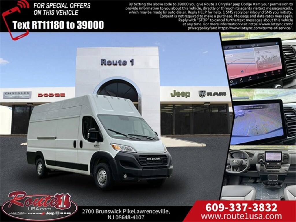 New 2024 Ram ProMaster PROMASTER 3500 TRADESMAN CARGO VAN SUPER HIGH ROOF Cargo Van