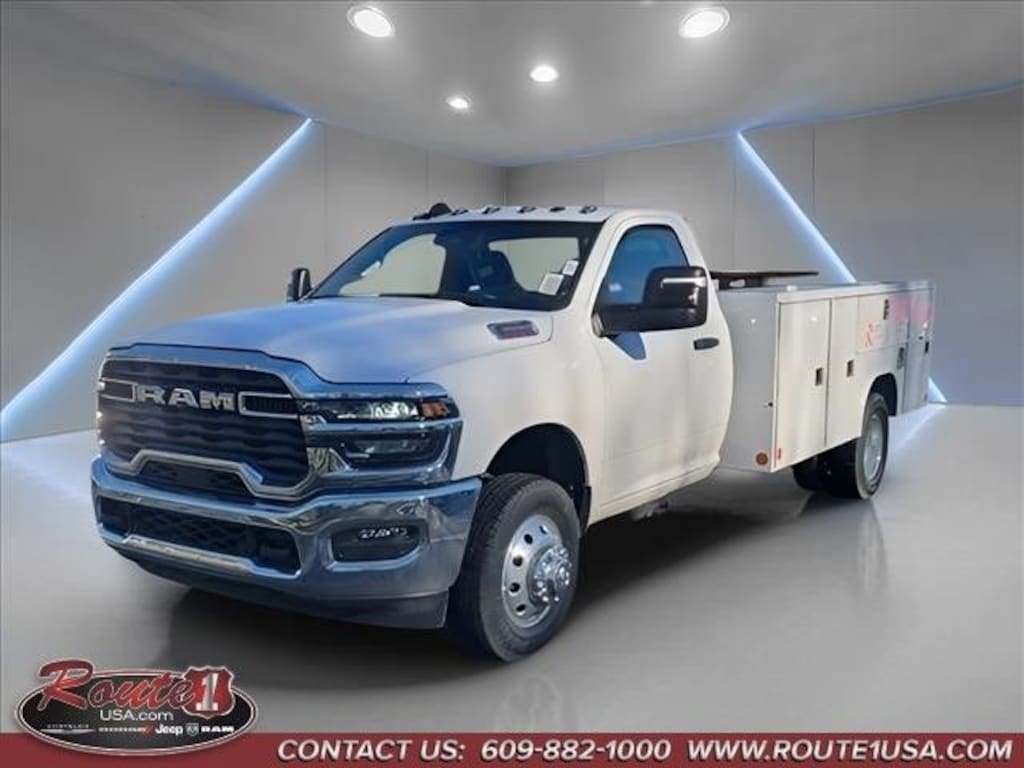 New 2026 Ram 3500 Chassis Cab TRADESMAN REGULAR 4X4 84' CA 11' Steel Utility Body