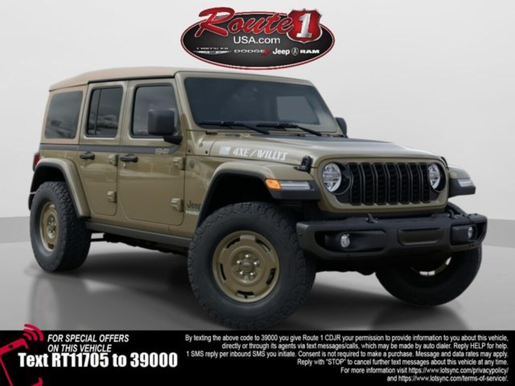 New 2026 Jeep Wrangler 4-DOOR WILLYS '41 Sport Utility