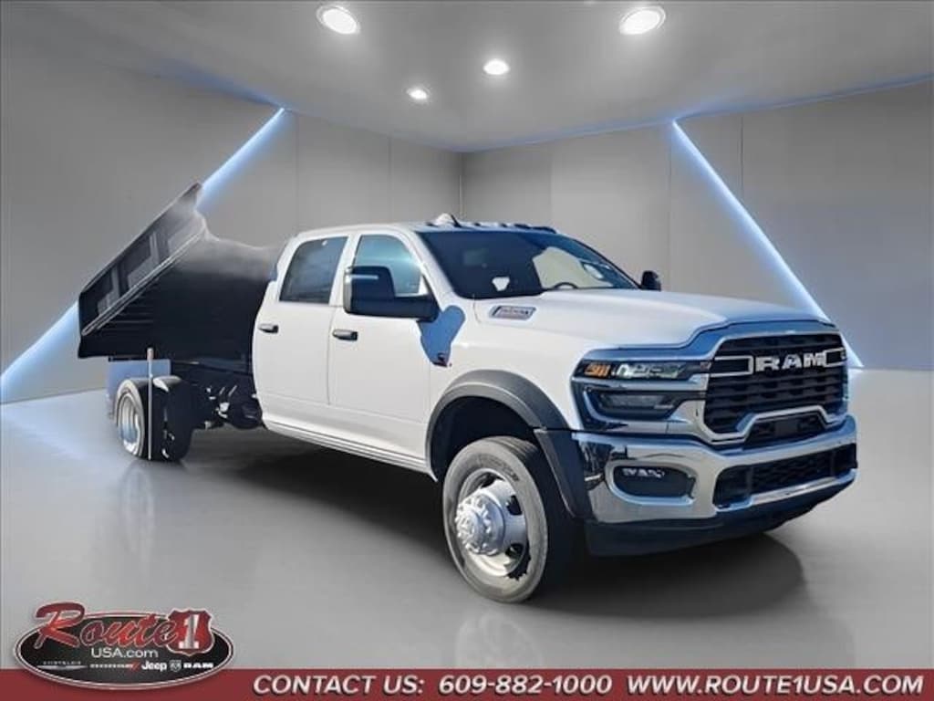 New 2026 Ram 5500 Chassis Cab TRADESMAN CREW 4X4 84' CA 11.5' Super Duty Dump Body