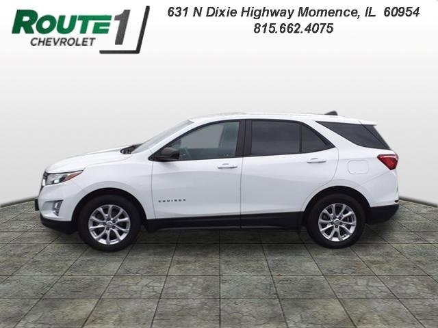 Used 2021 Chevrolet Equinox LS with VIN 3GNAXHEV3MS155490 for sale in Momence, IL