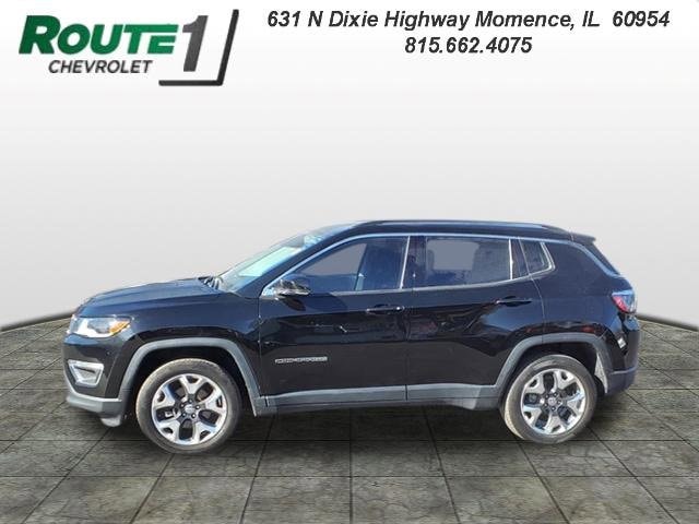 Used 2018 Jeep Compass Limited with VIN 3C4NJDCB0JT340681 for sale in Momence, IL