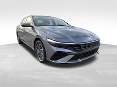 2026 Hyundai Elantra Hybrid Blue Sedan