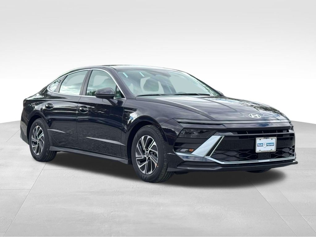 New 2026 Hyundai Sonata Hybrid Blue Sedan