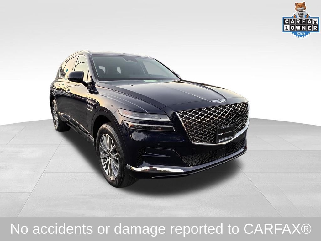 Capri Blue 2024 Genesis GV80 SUV / Crossover All-Wheel Drive 8-Speed Automatic
