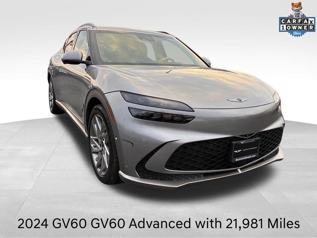 Savile Silver 2024 Genesis GV60 SUV / Crossover All-Wheel Drive 1-Speed Automatic