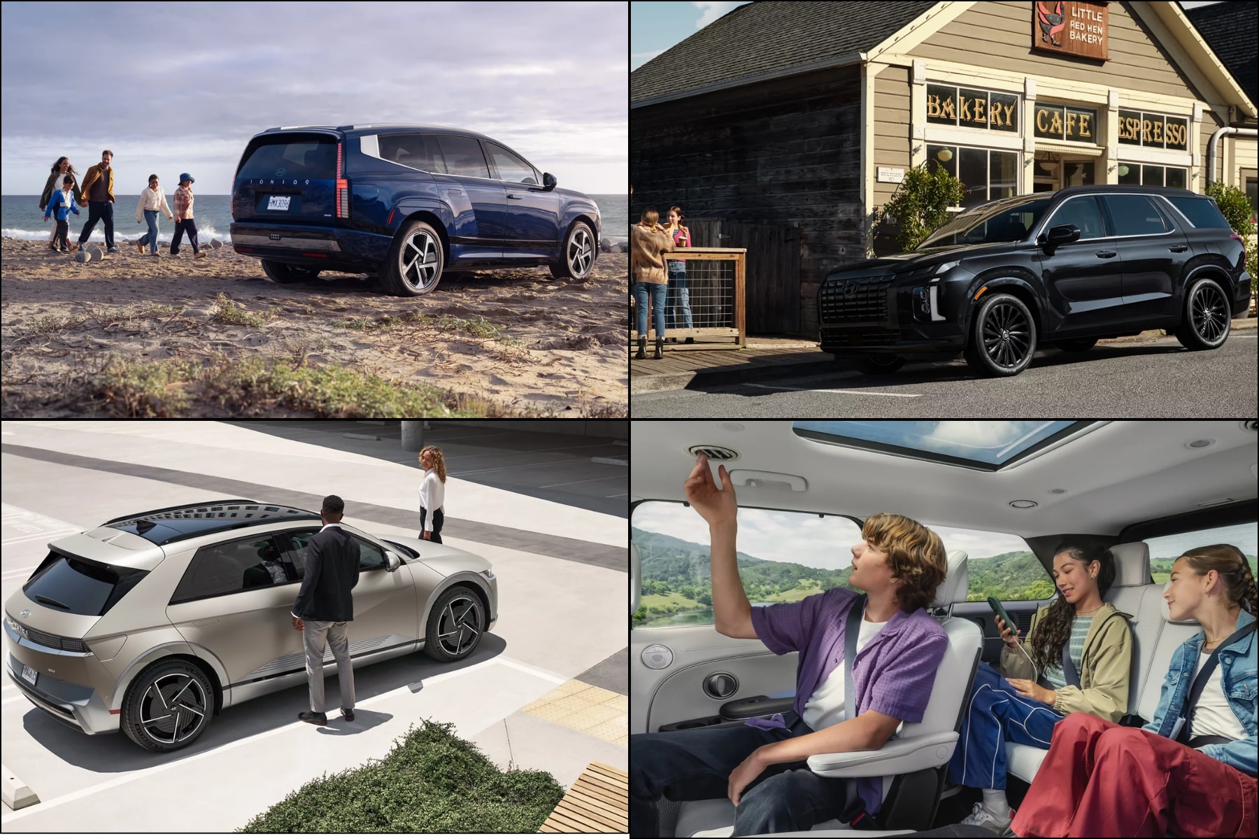 Four Hyundai SUV models