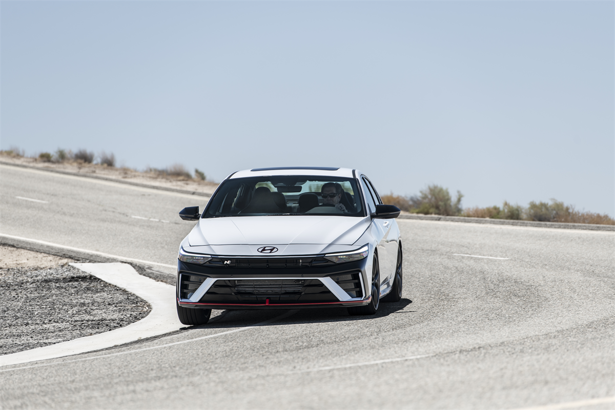 2026 Hyundai Elantra N showing turbocharged precision.
