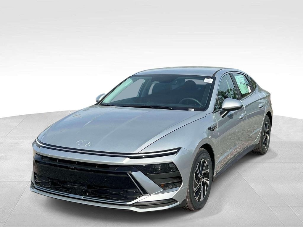 New 2026 Hyundai Sonata Hybrid Blue Sedan