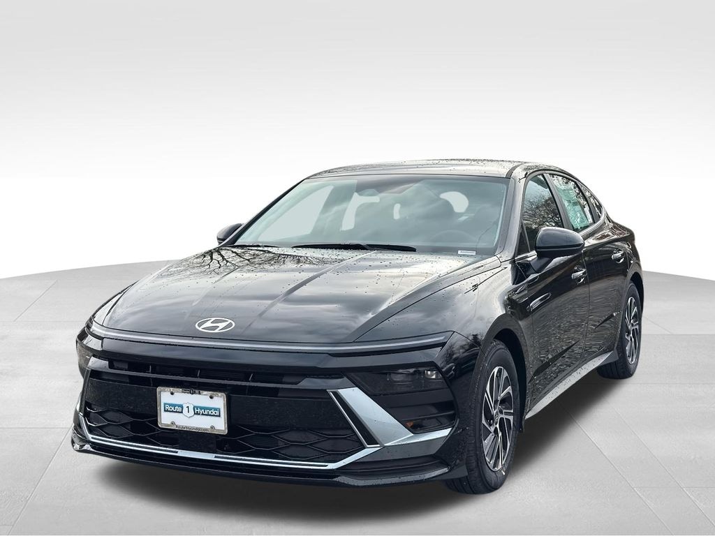 New 2026 Hyundai Sonata Hybrid Blue Sedan