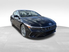 2026 Hyundai Elantra Hybrid Blue Sedan